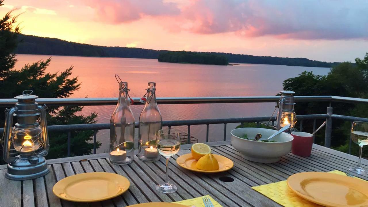 Ferienhaus Seewaldmeer Am Pinnower See Bei Schwerin Pinnow  Eksteriør billede